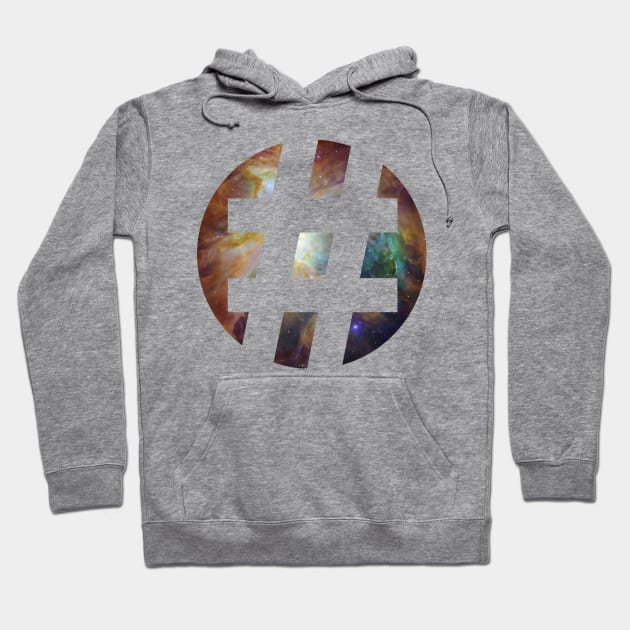 Hashtag Space Hoodie by oddmatter